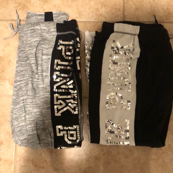 PINK Victoria's Secret Pants - Pink Bling Sweat Pant Bundle